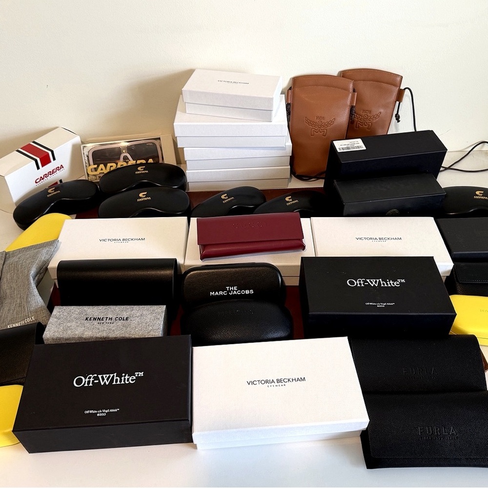37 Pair Designer Sunglasses & Eyeglass Frames – NEW – Bulk Reseller Lot